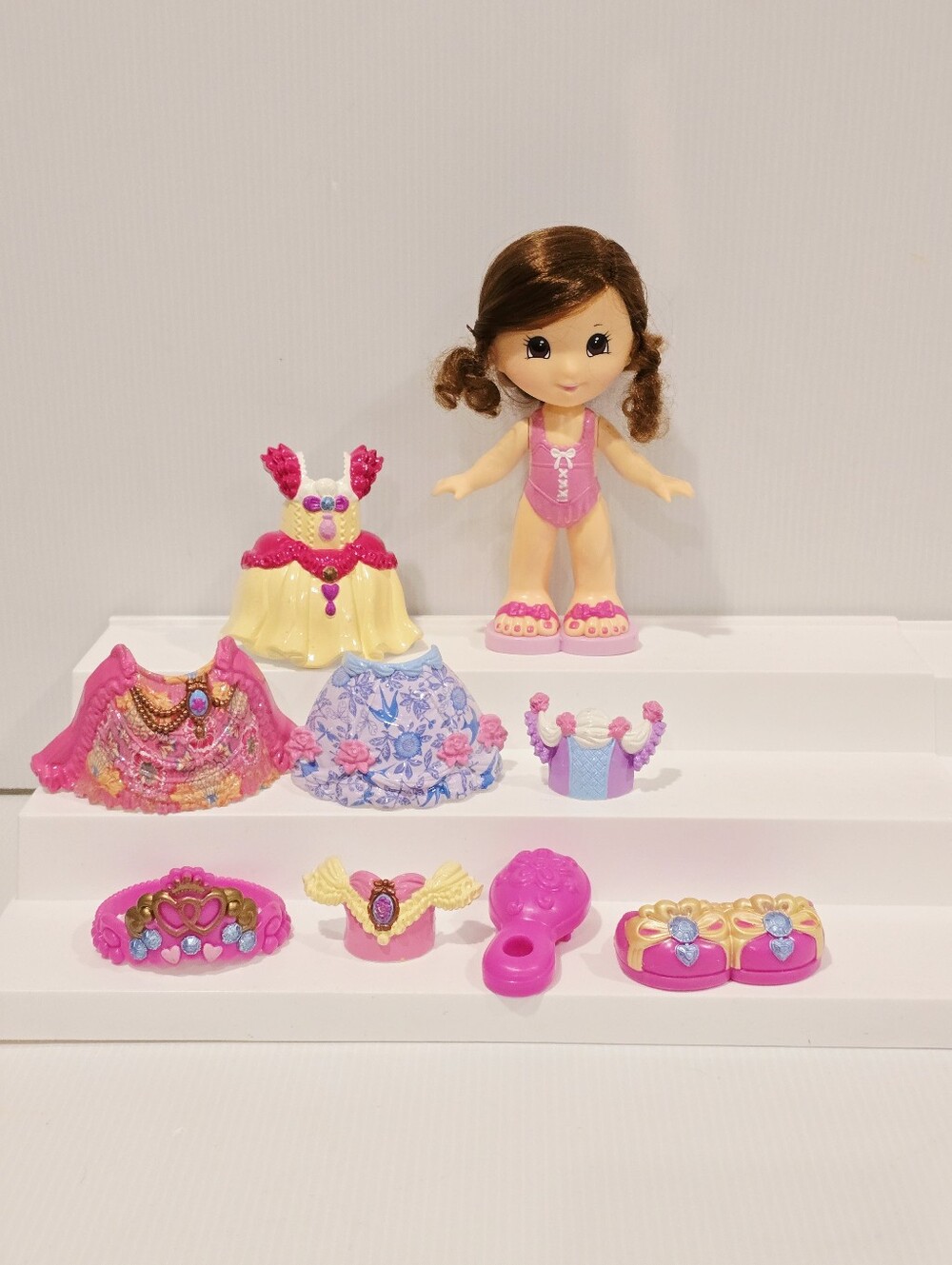 Fisher Price Snap N Style RARE Hair Brianna Lynn Doll Set